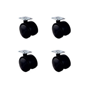 Küçük Plastik Tablalı Teker - 40 MM HKS101 - 4 Adet