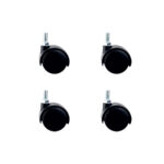 Küçük Plastik Vidalı Teker - 40 MM HKS102 - 4 Adet