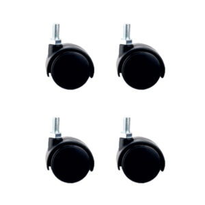 Büyük Plastik Vidalı Teker - 50MM HKS127 - 4 Adet