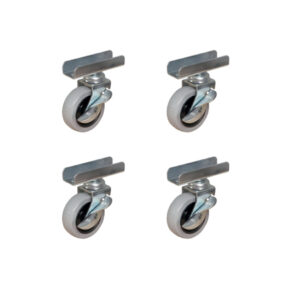 Furç Uzun-Sunta Bilyalı Teker (Frenli) - 20x50 - Gri - 18MM HKS185 - 4 Adet