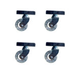 Furç Uzun-Sunta Bilyalı Teker - 20x50 - Şeffaf - 18MM HKS189 - 4 Adet