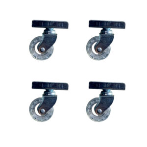 Furç Uzun-Sunta Bilyalı Teker - 20x50 - Şeffaf - 18MM HKS189 - 4 Adet