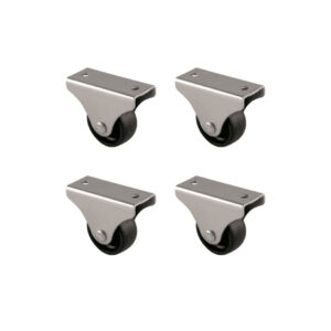 Furç Sabit Teker - 32MM - Siyah HKS228 - 4 Adet