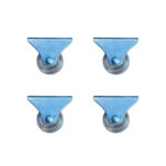Furç Sabit Teker - 38MM - Şeffaf HKS237 - 4 Adet