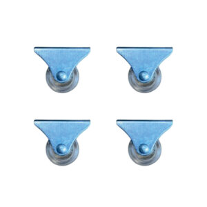 Furç Sabit Teker - 38MM - Şeffaf HKS237 - 4 Adet