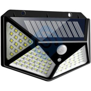 100 Led DIŞ Mekan Solar Aydınlatma Fotoselli Solar Lamba Hareket Sensörlü