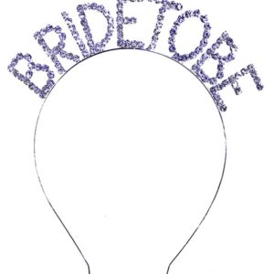 Kristal Taşlı Gümüş Renk Bride To Be Gelin Tacı