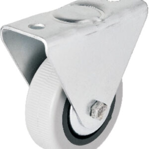 Hts 106 - 50 mm Sabit Kapaklı Gri PVC Teker