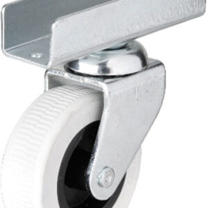 Hts 323 - 50x20 mm Gri Uzun U Tablalı Teker 4 Adet