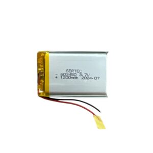 603450 3.7V 1200 MAh Li-Polymer Pil (Devreli/1.5A)