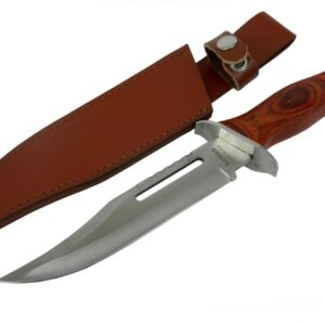 111 Bıçağı 32 cm - Ahşap Metal Saplı, Perçinli