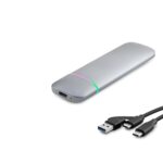 SSD Kutu Type-C 3.1 + Usb3.0 Nvme + Ngff M2 Chıp Rtl9210B Gri HDX1772