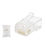 Cat5 Konnektör Rj45 100Lü Paket Şeffaf HDX5007