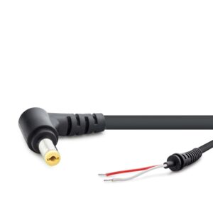Notebook Adaptör Kablosu 5.5*1.7 L Tip Acer 30W-90W 1.2M Siyah HDX5511