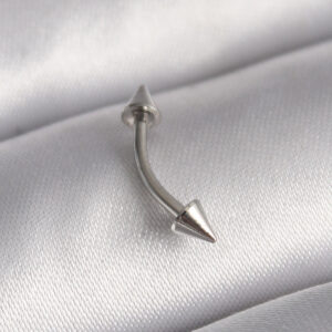 316L Çelik Gümüş Renk Çivi Model Piercing TJ-PR1364