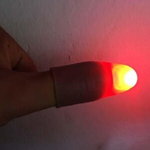 Led Işıklı Renkli Sihirli Parmak Işıklı Parmak Şaka Parmak 1 Adet