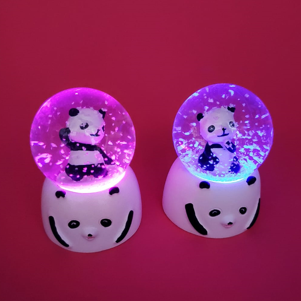 Mini Işıklı Panda Kar Küresi 1 Adet