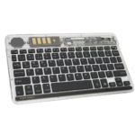 ZR612 Rgb Şeffaf Siyah Bluethooth Klavye