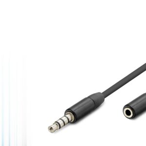 3.5 Mm Trrs Aux Uzatma Kablosu 3 M - Siyah HDX1011