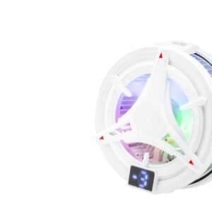 Telefon Soğutucu Fan Manyetik Isı Göstergeli Rgb - Beyaz HDX4380