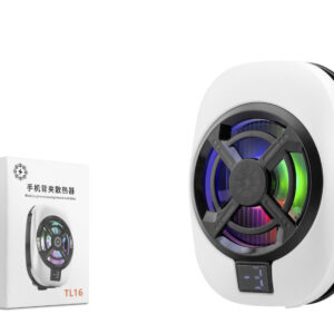 Manyetik Telefon Soğutucu Fan Rgb Isı Göstergeli Beyaz TL16
