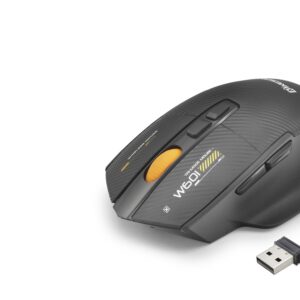 Tri Mode Mouse 12800 Dpi 7 Tuş Makro 1000Hz Rgb - Siyah W601B