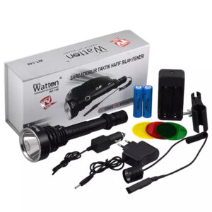 800 Lümen TX6 LED Avcı Feneri Güçlü Aydınlatma Uzun Menzilli Profesyonel Model WT-148