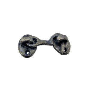 Antika Tarz Dekoratif Pirinç Çengeli - 5cm, Oksit
