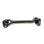 Antika Tarz Dekoratif Pirinç Çengeli - 13cm, Oksit