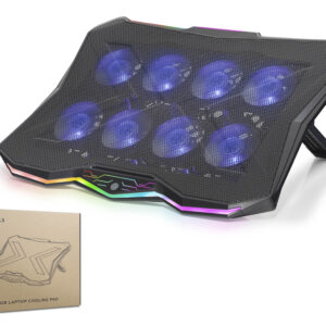 Laptop Soğutucu 8 Fan Rgb - Siyah DCXAA3