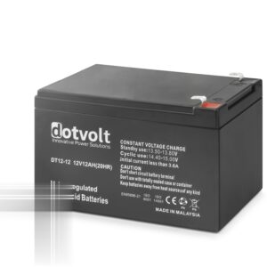 12V 12Ah Kuru Tip Akü DT12-12