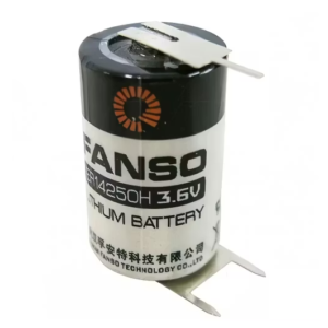 ER14250H 3.6V 1/2 AA Size Pil (Li-SOCL2) 3 PIN