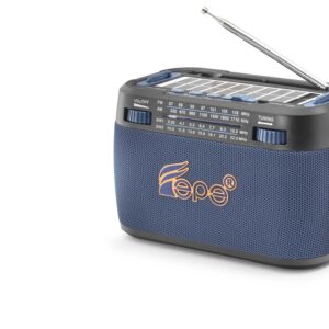 Bluetooth Fm Radyo Usb Tf Aux Solar Şarjli Taşinabi̇li̇r Kamp Hoparlör FP395S