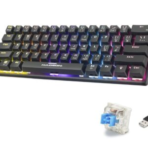 Mekanik Mini Klavye Blue Switch Rgb - Siyah G509B