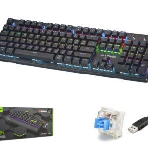G605 Mekanik Rgb Klavye Blue Switch - Siyah