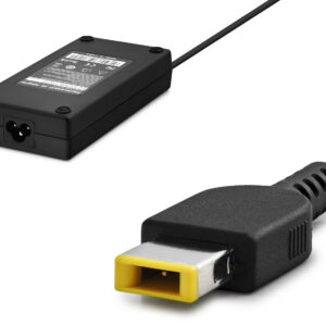 20V 8.5A 170W Laptop Adaptörü - Usb Tip Sarı Kare Uç - Ibm Uyumlu - Siyah GXHH2