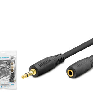 3.5 Mm Aux Uzatma Kablosu 5 M - Siyah HDX1020
