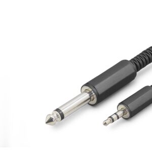 6.35Mm To 3.5Mm Gitar Kablosu 5 M - Siyah HDX1078