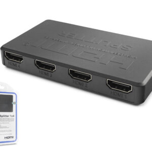 Hdmi Splitter 4K 1 In 4 Out + Usb Güç Kablosu - Siyah HDX1372