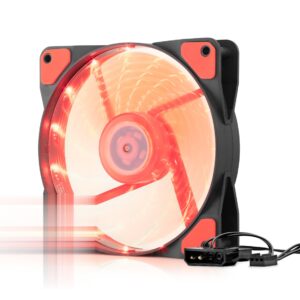 Kasa Fanı Led 12 Cm - Siyah HDX1520
