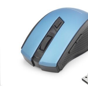 Kablosuz Mouse 800/1600 Dpi - Mavi Siyah HDX3404B