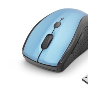Kablosuz Mouse 800/1600 Dpi - Mavi Siyah HDX3405B