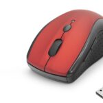 Kablosuz Mouse 800/1600 Dpi - Kırmızı Siyah HDX3405R