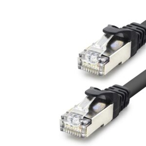 Cat7 Ethernet Patch Kablosu 10 Gbps 600 Mhz 30 Cm - Siyah HDX5088