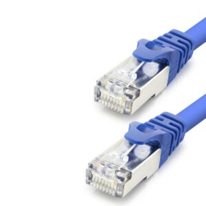 Cat7 Ethernet Patch Kablosu 10 Gbps 600 Mhz 60 Cm - Mavi HDX5098