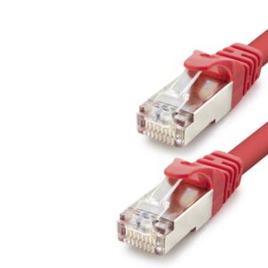 Cat7 Ethernet Patch Kablosu 10 Gbps 600 Mhz 1.5 M - Kırmızı HDX5108