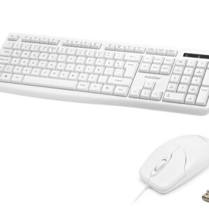 Klavye Ve Mouse Seti - Beyaz KM8519