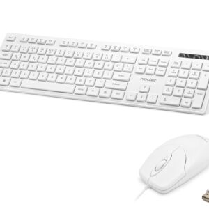 Klavye Ve Mouse Seti - Beyaz KM8520