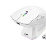 Kablosuz Rgb Mouse Şarj Standlı - Beyaz MF1215W