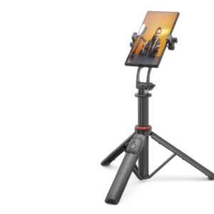Telefon Tripodu Ve Selfie Çubuğu Seti Manyetik Bluetooth Kumandalı 130 Cm - Siyah ND1047